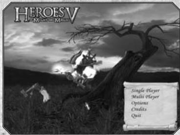 GAMES PC HEROES OF MIGHT AND MAGIC V - menu principal - 1