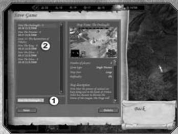 GAMES PC HEROES OF MIGHT AND MAGIC V - sauegarde et chargement SAUVEGARDER UNE PARTIE - 1