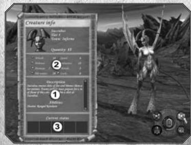 GAMES PC HEROES OF MIGHT AND MAGIC V - écran des créatures - 1