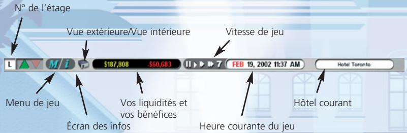 GAMES PC HOTEL GIANT - Barre d'outils supérieure - 1