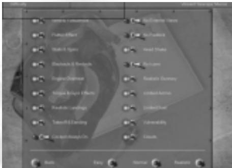 GAMES PC IL-2 STURMOVIK - Paramètres de réalisme - 1
