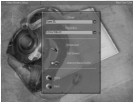 GAMES PC IL-2 STURMOVIK - Modes video - Sélectionner les modes video. - 1