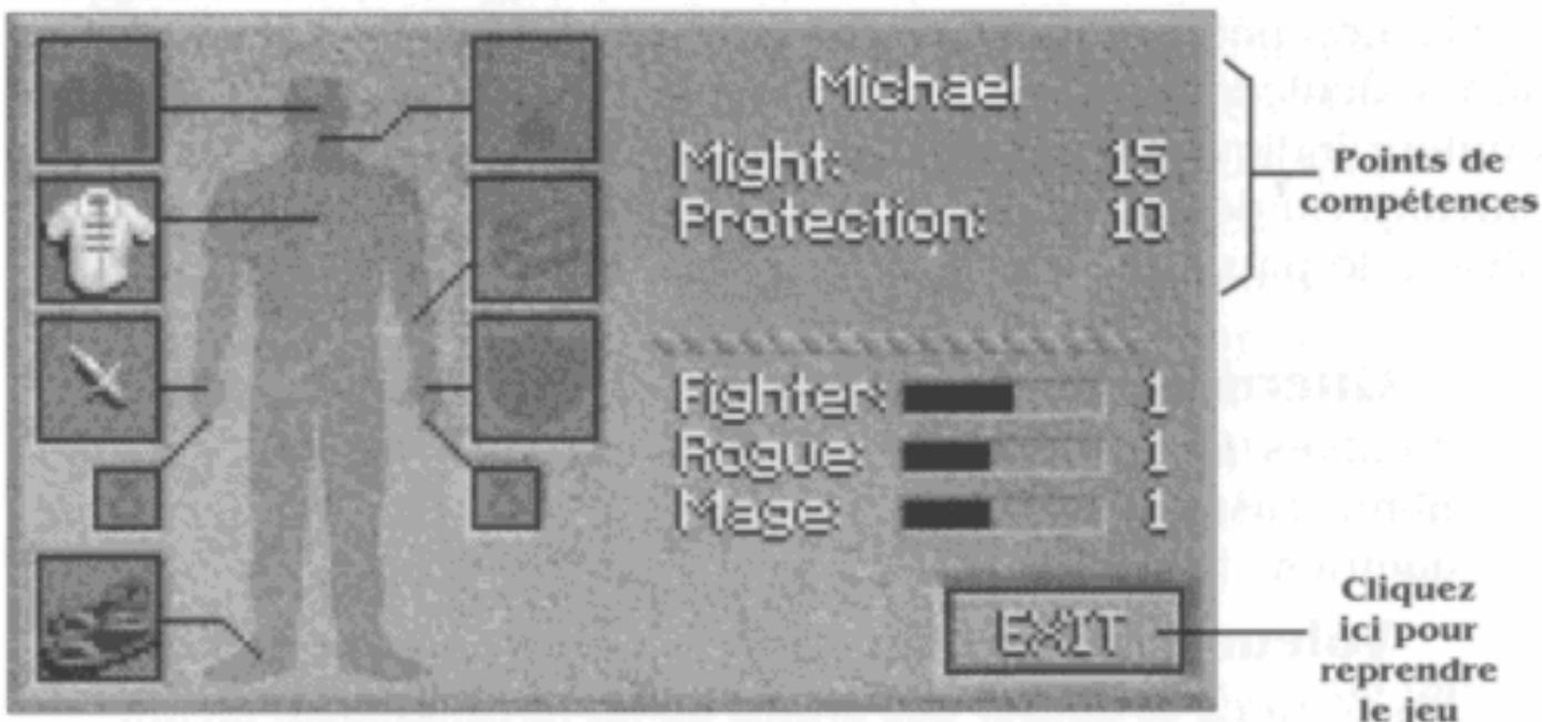 GAMES PC LANDS OF LORE-THE THRONE OF CHAOS - Ecran des personnages - 1