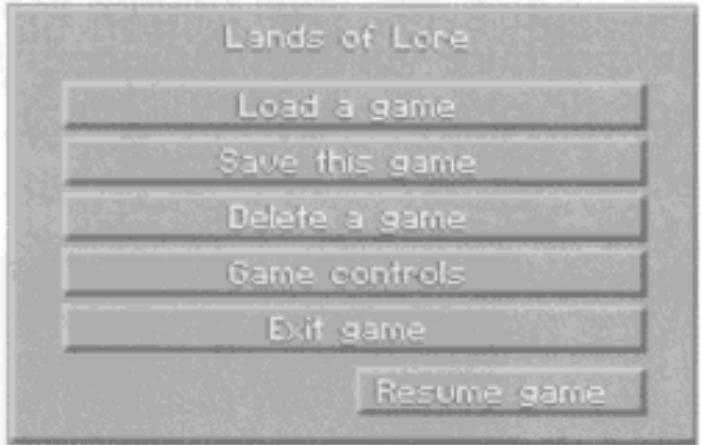 GAMES PC LANDS OF LORE-THE THRONE OF CHAOS - Chargement d'une partie - 1