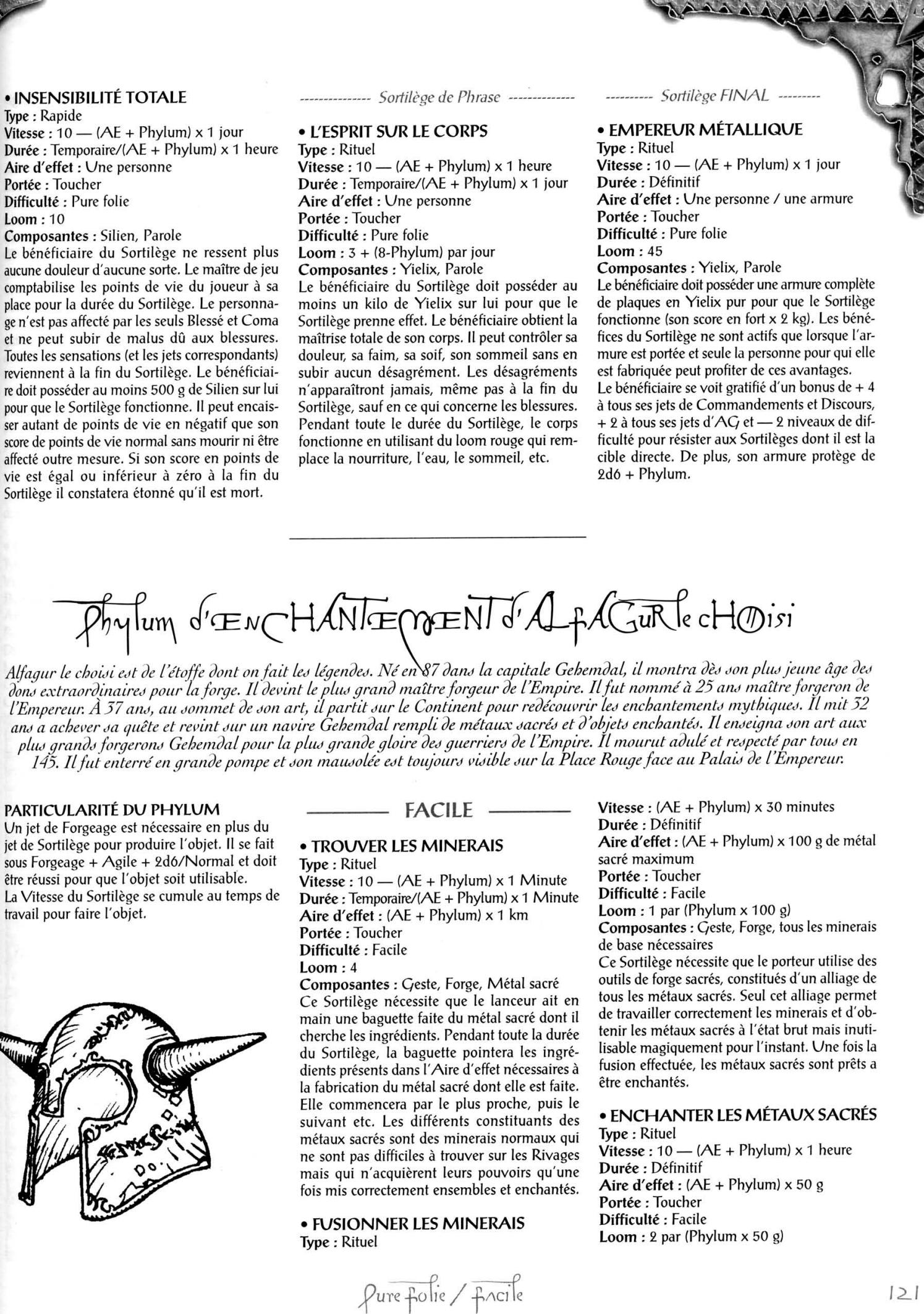 GAMES PC LE LOOM-SUPPLEMENT MONDE & REGLES - VOLONTÉ ABSOLUE - 1