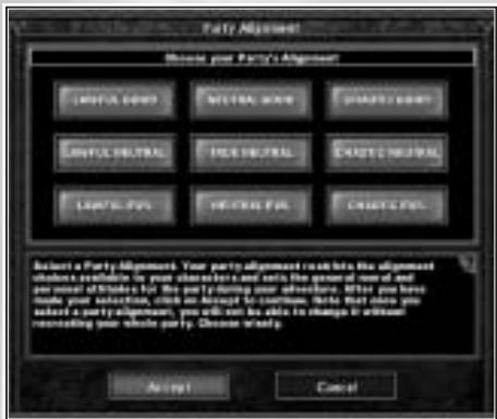 GAMES PC LE TEMPLE DU MAL ELEMENTAIRE-A GREYHAWK ADVENTURE - Choisir l'Alignment du groupe - 1