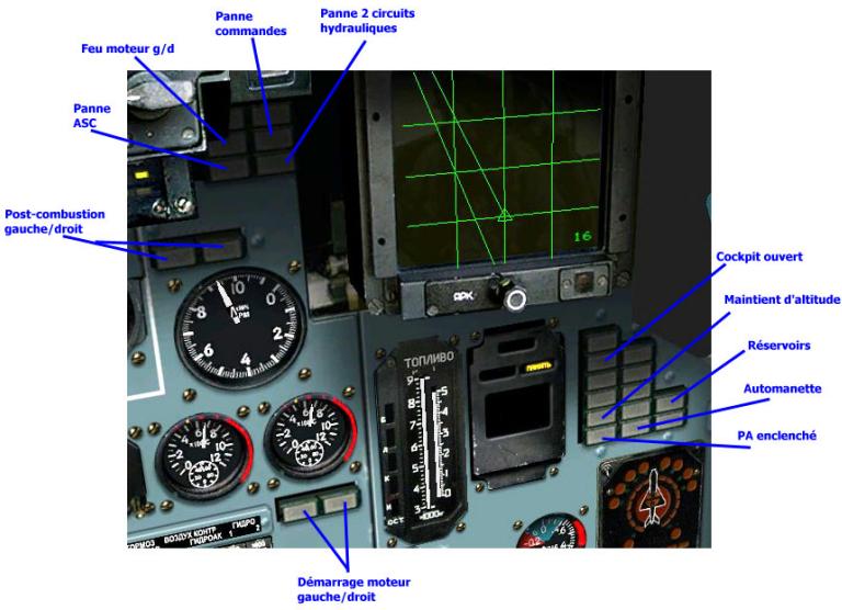 GAMES PC LOCK ON-MODERN AIR COMBAT - Panneau d'alarmes - 1