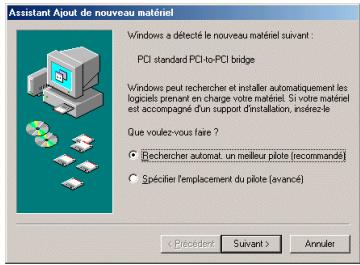 HERCULES DIGIFIRE - 3.1.2.Installer les pilotes sous Windows Millennium - 1