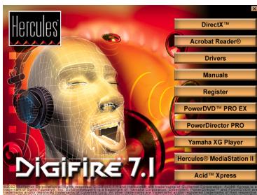 HERCULES DIGIFIRE - Installer les applications - 1