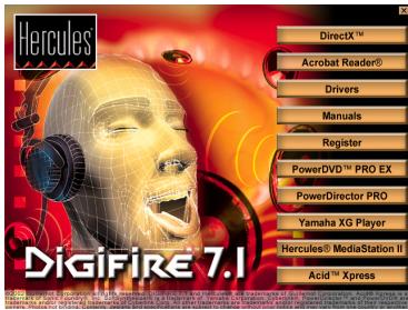 HERCULES DIGIFIRE 7.1 - 3.1.2.Installer les pilotes sous Windows Millennium - 2