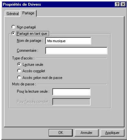 HERCULES WIRELESS G MODEM ROUTER - Windows Me : Mettre en partage des dossiers - 1