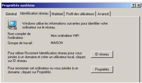 HERCULES WIRELESS G MODEM ROUTER - Créer un groupe de travail sous Windows 2000 - 1