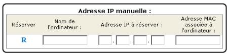 HERCULES WIRELESS G MODEM ROUTER - Pour réserver une adresse IP : - 1