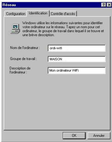 HERCULES WIRELESS G PCMCIA - Windows 98 SE: Créer un groupe de travail - 1