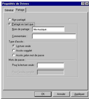 HERCULES WIRELESS G PCMCIA - Windows Me : Mettre en partage des dossiers - 1