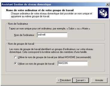 HERCULES WIRELESS G PCMCIA - Windows Me: Utiliser l'Assistant Gestion de réseau domestique dans un réseau de type Ad hoc - 8