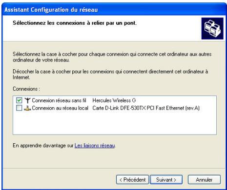HERCULES WIRELESS G PCMCIA - Assistant Configuration du réseau - 2