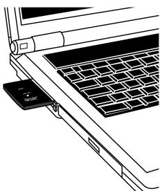 HERCULES WIRELESS G PCMCIA - Sous Windows XP/2000 - 1