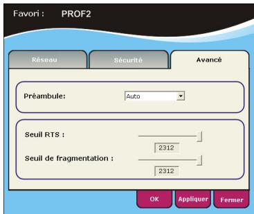 HERCULES WIRELESS G USB2 - Fenetre Voir / Modifier les favorsis - 4