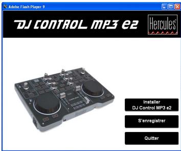 HERCULES DJ CONTROL MP3 E2 - Installation des pilotes - 1