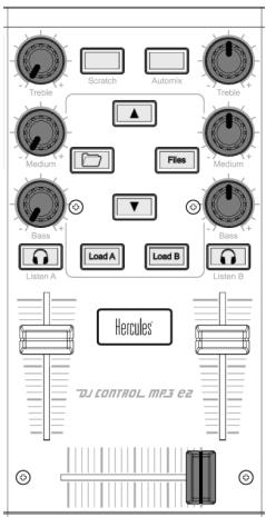 HERCULES DJ CONTROL MP3 E2 - 5.7.Passage d'un morceau à l'autre - 5