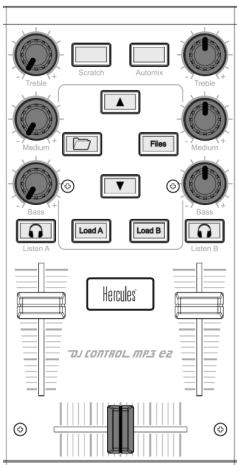 HERCULES DJ CONTROL MP3 E2 - 5.7.Passage d'un morceau à l'autre - 4