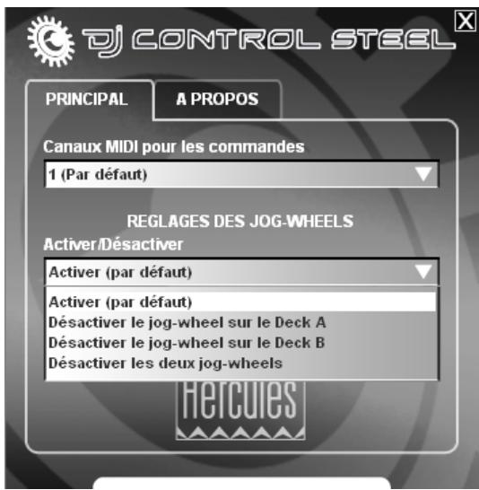 HERCULES DJ CONTROL STEEL - Utilisation du panneau de commande DJ Control Steel - 2