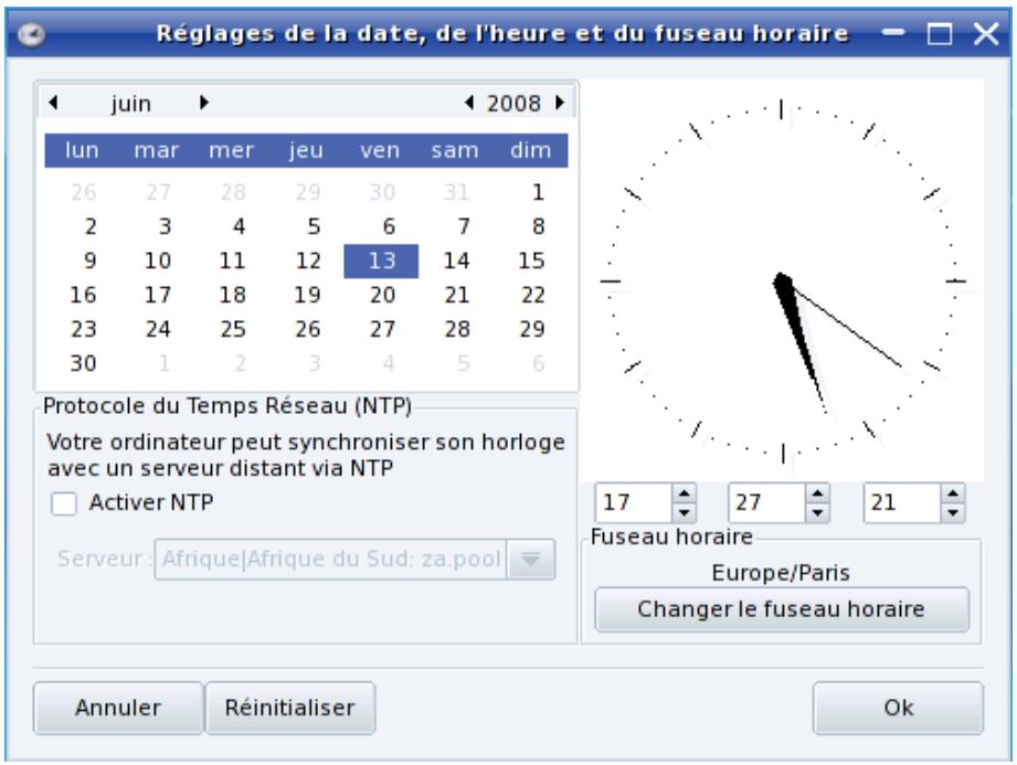 HERCULES EC-800-H20GS - 3.8.2.La date et l'heure - 2