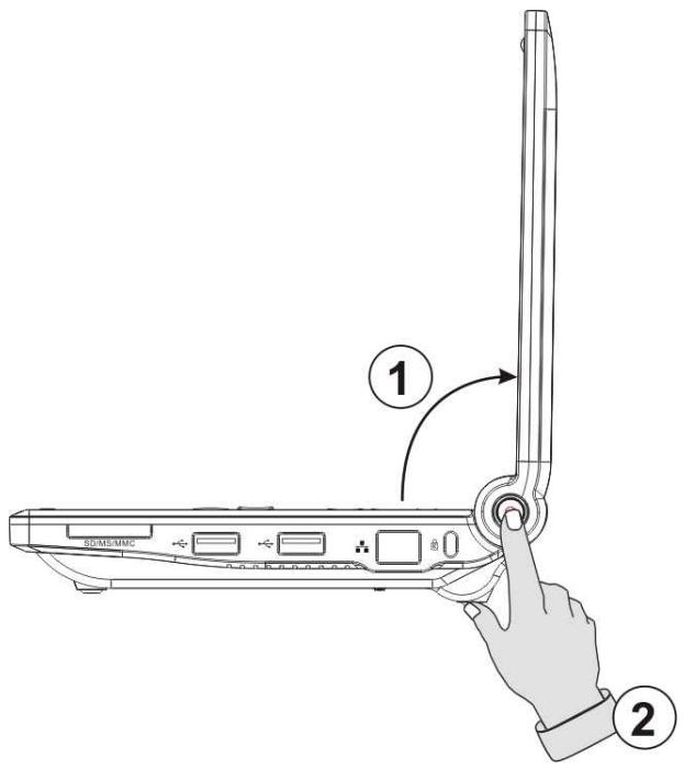 HERCULES EC-800-H20GS - Mise sous tension - 1