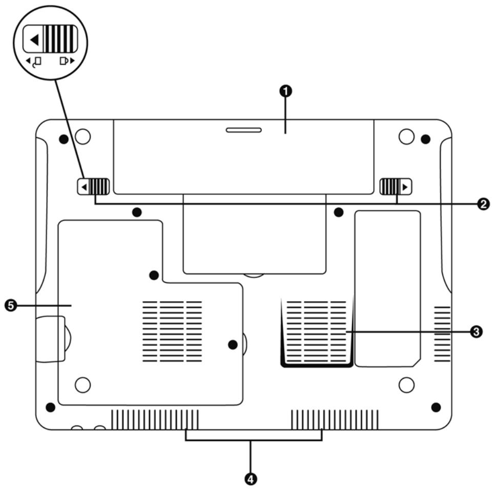 HERCULES EC-900-H60G-IA - Installer et enlever la batterie - 2