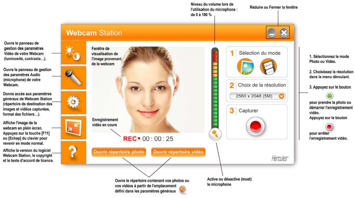 HERCULES EC-900-H60G-IA - Utiliser la webcam - 2