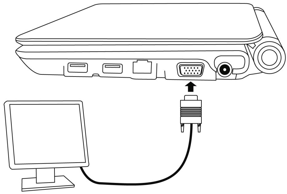 HERCULES EC-900B - Connecter un écran externe - 1