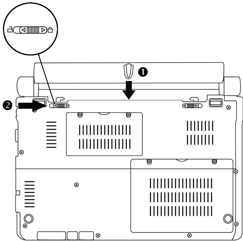 HERCULES EC-900B - Installer et enlever la batterie - 5