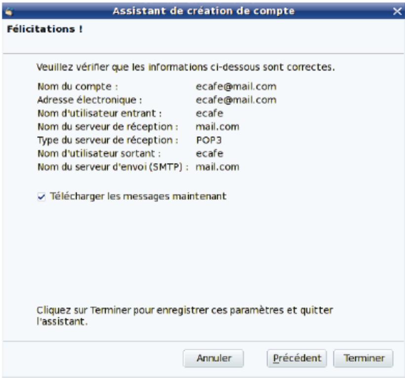 HERCULES EC-900B - Lancer l'application de messagerie email - 5