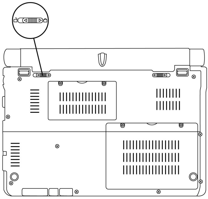 HERCULES EC-900B - Installer et enlever la batterie - 2