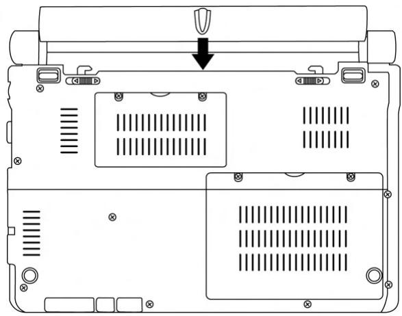 HERCULES EC-900CW-H160GV - 2.3.3.Installer et enlever la batterie - 5