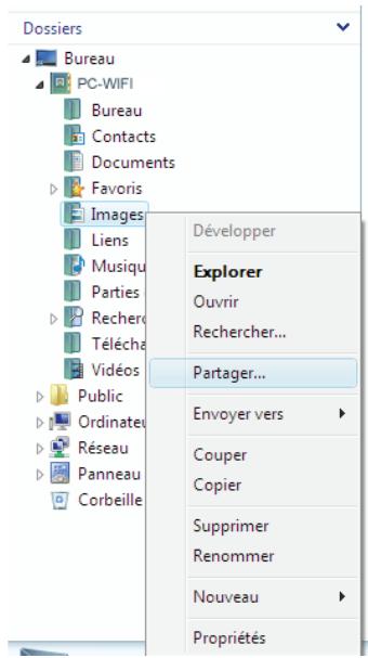 HERCULES EPLUG 200 MULTI - Windows Vista : Mettre en partage des dossiers publics ou personnels - 1