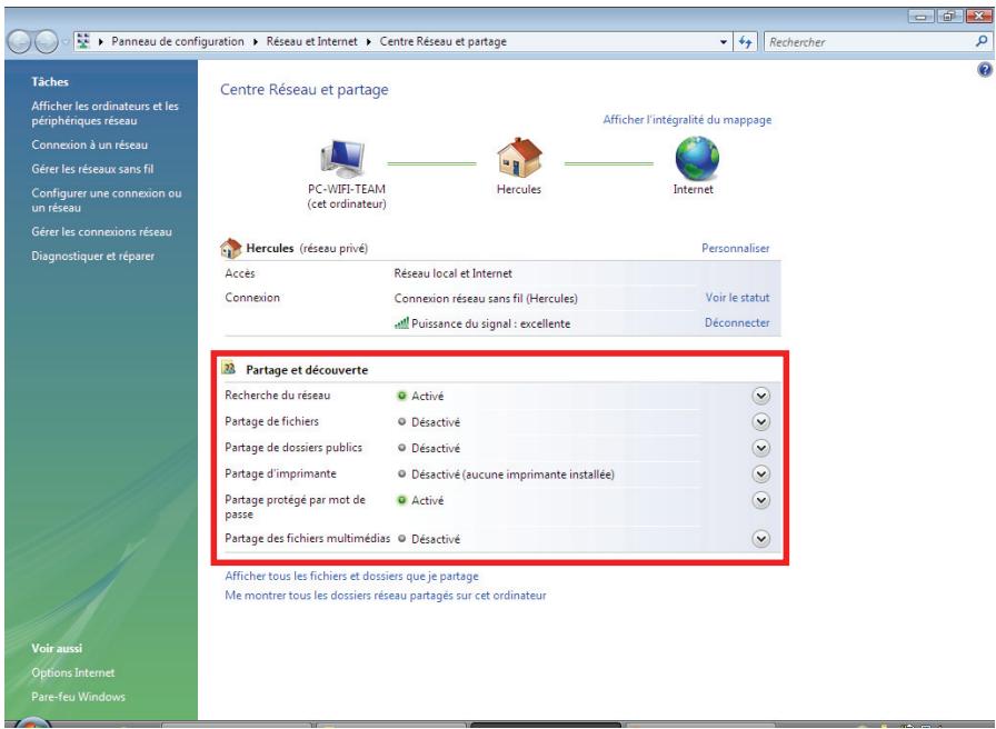 HERCULES EPLUG 200 MULTI - 4.3.3.Activer le partage - 2