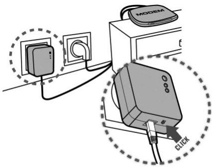 HERCULES EPLUG 200 PASS THRU - Connexion Ethernet et branchement électrique de votre nouvel adaptateur Hercules ePlug 200 PT - 4