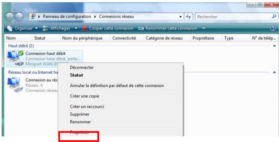 HERCULES EPLUG 85 - Windows Vista : Partager une connexion ADSL dans un réseau de type Ad hoc - 5