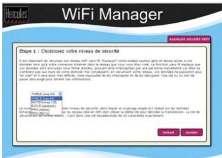 HERCULES HWGADSL2P-54V2 - Sécuriser son réseau WiFi privé à l'aide de l'assistant - 4