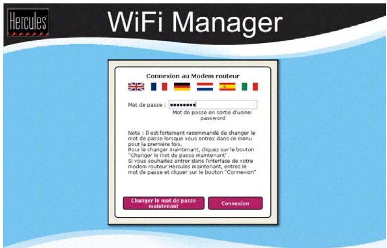 HERCULES HWGADSL2P-54V2 - Ouvrir les portes du WiFi Manager - 2