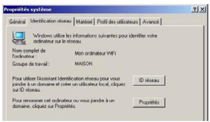 HERCULES HWGADSL2P-54V2 - Windows 2000: Modifier le nom d'un groupe de travail - 1
