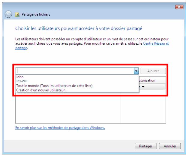 HERCULES HWGADSL2P-54V2 - Windows Vista : Mettre en partage des dossiers publics ou personnels - 2