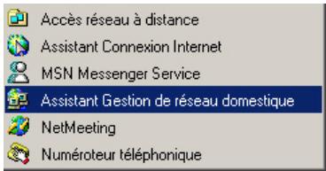 HERCULES HWGADSL2P-54V2 - Windows Me: Utiliser l'Assistant Gestion de réseau domestique dans un réseau de type Infrastructure - 1
