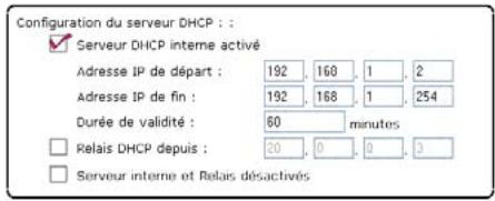 HERCULES HWGADSL2P-54V2 - Configurer le serveur DHCP - 18