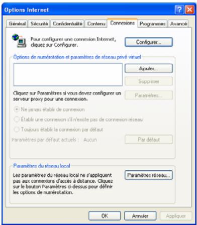 HERCULES HWGADSL2P-54V2 - Déinstaller son ancien modem ou désactiver la connexion automatique à son ancien modem - 2