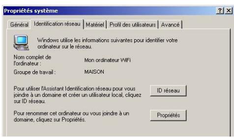 HERCULES HWGADSL2P-54V2 - Creer un groupe de travail sous Windows 2000 - 1