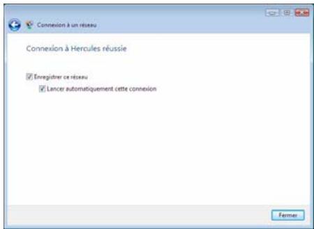 HERCULES HWGADSL2P-54V2 - Ordinateurs sous Windows Vista : Se connecter à un réseau sans fil - 4