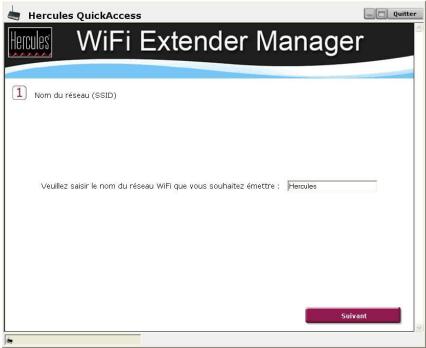 HERCULES HWGEXT-54 - Connexion WiFi de la Station Relais WiFi Hercules à votre routeur via QuickAccess - 2
